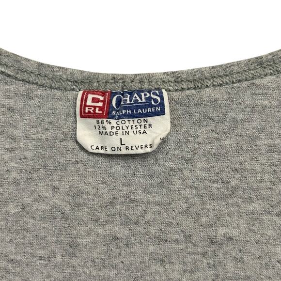 Vintage 90s Chaps Ralph Lauren Muscle Tee Tank Top USA / Men’s Large - - Picture 4 of 5